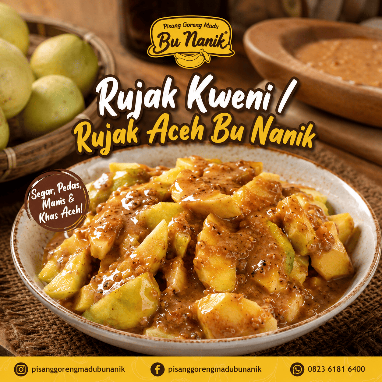 Rujak Kweni Rujak Aceh Bu Nanik